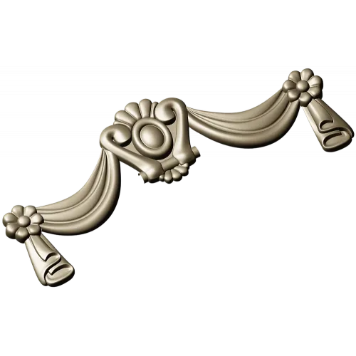 Regal Swag Cartouche - STL 3D model for CNC milling