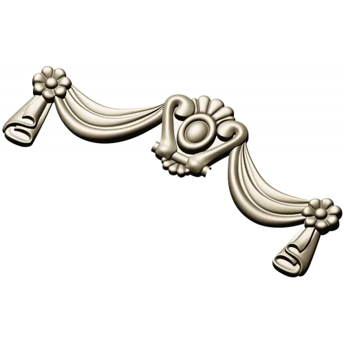 Regal Swag Cartouche - STL 3D model for CNC milling