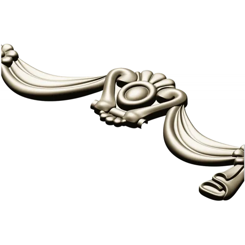 Regal Swag Cartouche - STL 3D model for CNC milling