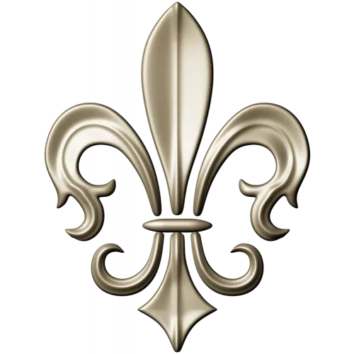 Fleur-de-lis - рельефная лилия в формате STL для ЧПУ