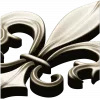 Fleur-de-lis - рельефная лилия в формате STL для ЧПУ