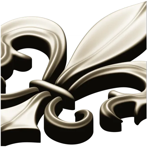 Fleur-de-lis - рельефная лилия в формате STL для ЧПУ