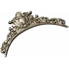 Baroque Acanthus Crest STL for CNC
