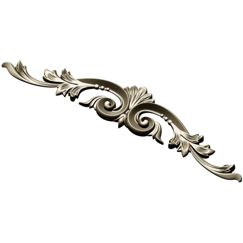Rococo Acanthus Applique STL for CNC milling