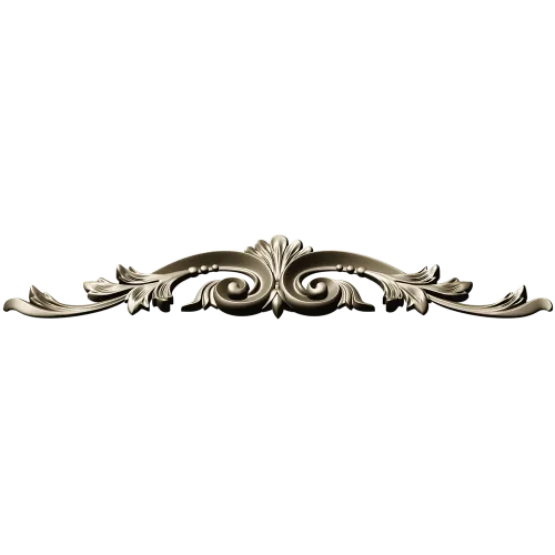 Rococo Acanthus Applique STL for CNC milling