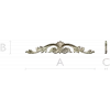 Rococo Acanthus Applique STL for CNC milling