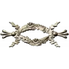 Floral Ribbon Cartouche STL for CNC