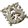 Rococo Acanthus Cartouche STL for CNC