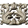 Rococo Acanthus Cartouche STL for CNC