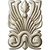 stl модель накладки "Крылья аканта" - 3D модель stl для ЧПУ