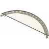 Semi-Circular Acanthus Pediment STL 3D Model