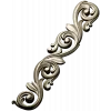 Acanthus Scroll STL 3D Model for CNC - Vertical Decorative Applique