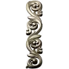 Acanthus Scroll STL 3D Model for CNC - Vertical Decorative Applique