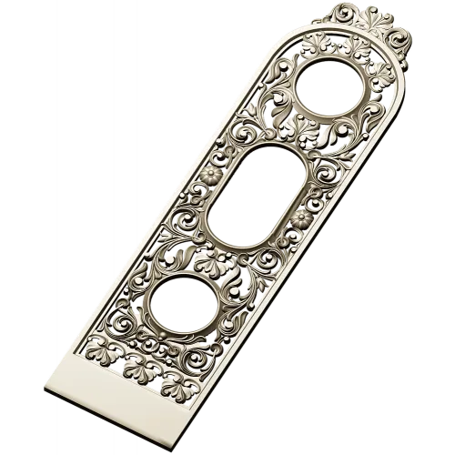 Ornate Vertical Panel STL - Decorative 3D Model for CNC