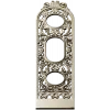 Ornate Vertical Panel STL - Decorative 3D Model for CNC