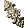 Вертикальный декоративный картуш STL для ЧПУ - 3D модель для фрезеровки