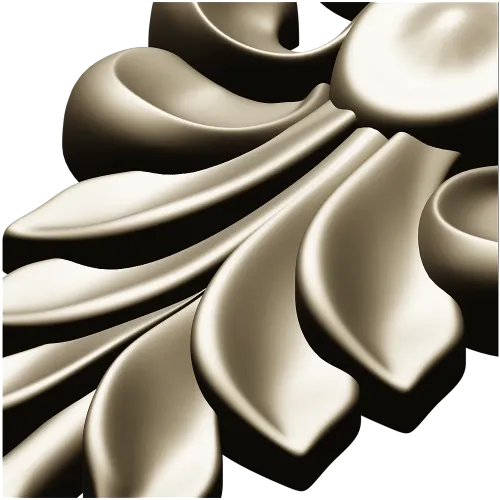 Regal Acanthus Drop - STL 3D Model