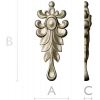Regal Acanthus Drop - STL 3D Model