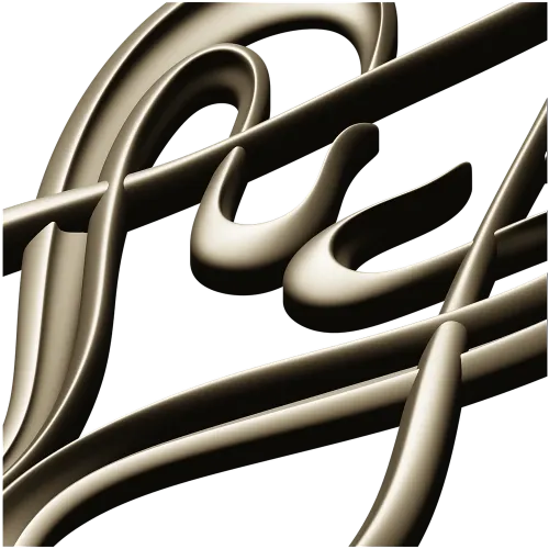Art Nouveau Ribbon Applique - STL 3D Model for CNC Milling