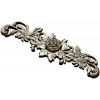 Резная аппликация с розой - 3D модель STL для ЧПУ