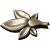 Five-Leaf Floral Applique STL for CNC Carving