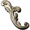 Acanthus Scroll STL 3D model for CNC carving