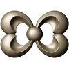 Trinity Bloom Rosette - STL 3D Model for CNC