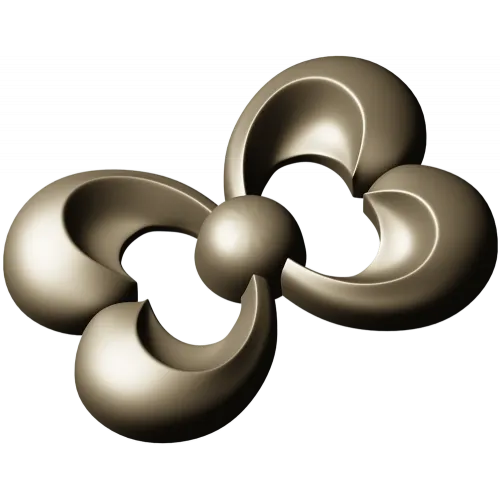 Trinity Bloom Rosette - STL 3D Model for CNC