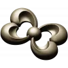 Trinity Bloom Rosette - STL 3D Model for CNC
