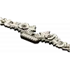 Декоративная накладка "Корзина цветов" - 3D модель STL для ЧПУ