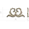 3D модель STL - картуш ампир для ЧПУ фрезера