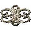 Aurelia Cartouche - ornate acanthus cartouche STL for CNC