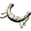 Laurel Ribbon Swag - high-detail STL 3D model for CNC