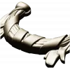 Laurel Ribbon Swag - high-detail STL 3D model for CNC