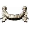 Laurel Ribbon Swag - high-detail STL 3D model for CNC