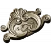 Rococo Shell Cartouche STL for CNC
