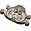 Rococo Shell Cartouche STL for CNC