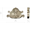 Rococo Shell Cartouche STL for CNC