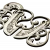 Rococo Floral Cartouche 3D model STL for CNC