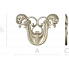 Акантовый картуш - 3D модель STL для ЧПУ