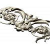 Rococo Floral Cartouche STL for CNC