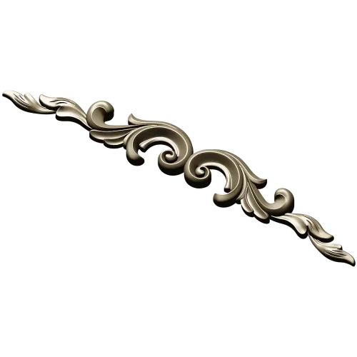 Baroque Acanthus Scroll - STL 3D Model for CNC