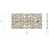 Acanthus Filigree Ornamental Panel - STL 3D Model for CNC