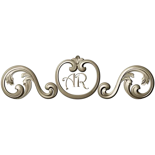 Regal Ribbon Cartouche - STL 3D model for CNC
