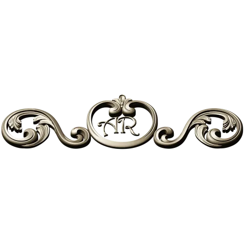 Regal Ribbon Cartouche - STL 3D model for CNC