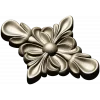 Floral Diamond Rosette - 3D STL Model for CNC
