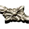 Floral Diamond Rosette - 3D STL Model for CNC