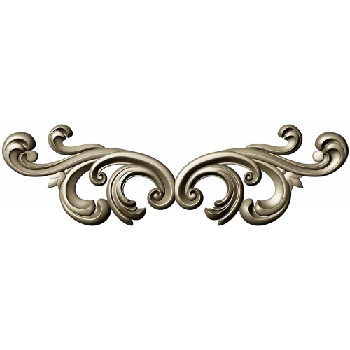 Baroque Acanthus Scroll STL for CNC Milling