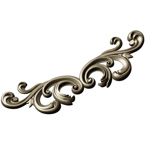 Baroque Acanthus Scroll STL for CNC Milling