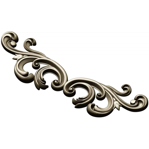 Baroque Acanthus Scroll STL for CNC Milling